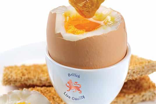 Egg yolk and egg white