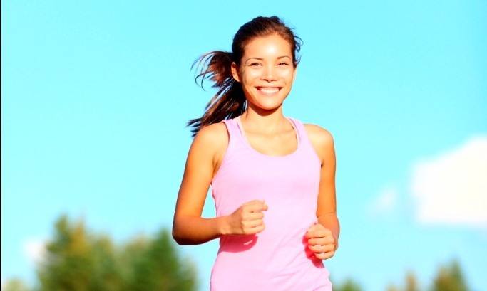 Woman jogging