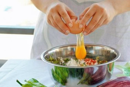 Cooking with eggs