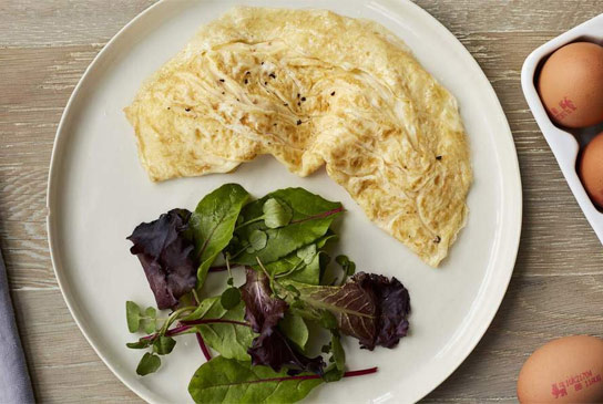 Egg omelette that could be eaten during pregnancy