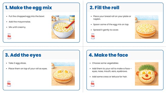 Egg faces recipe pack image