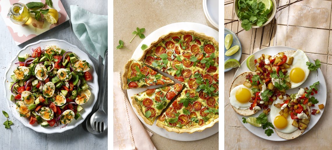 Summer egg recipes