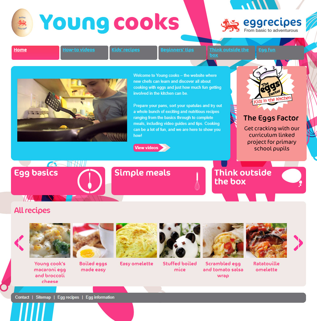Young Cooks website archive