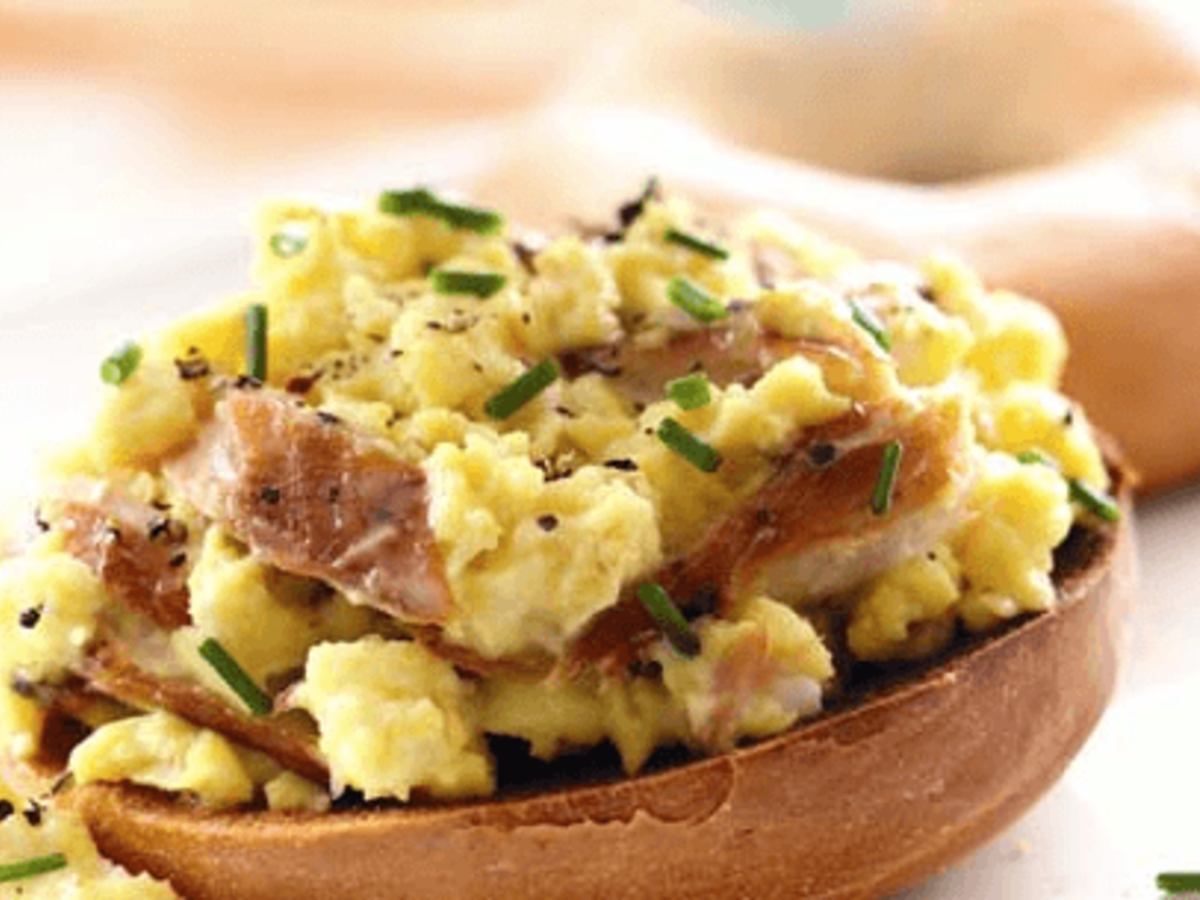 Nutritional Yellow Scrambled Eggs PNG Images