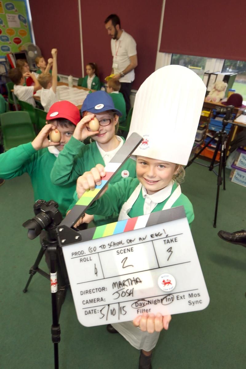 Pupils create new 'Go to work on an egg' advert