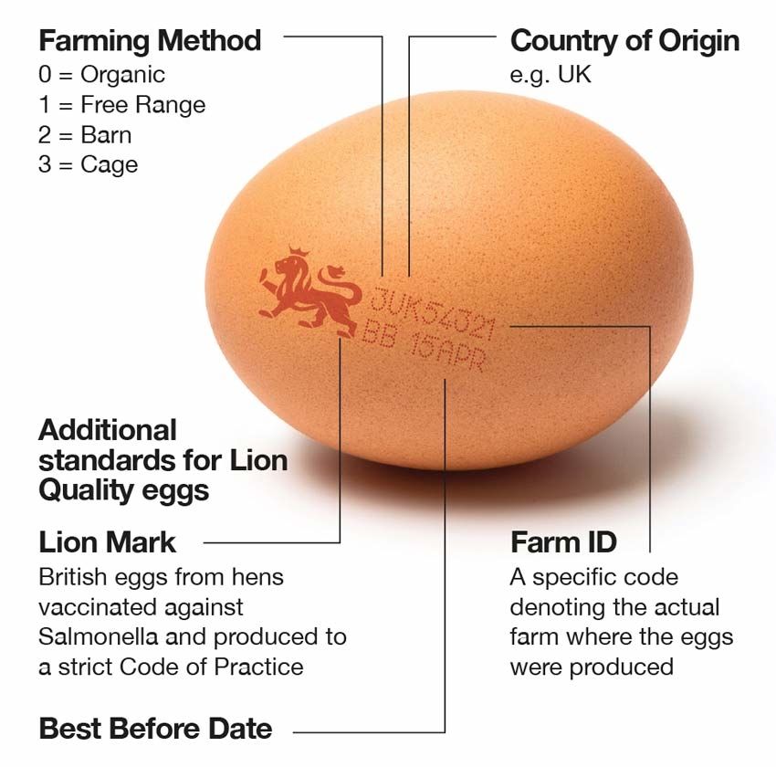 British Lion Eggs, What Does the Lion Stamp Mean