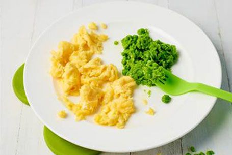 Plain omelette for babies