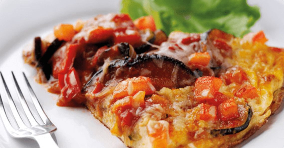Ratatouille omelette