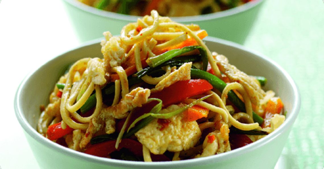 Stir fried thai noodles