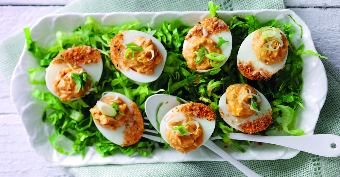 Curried eggs