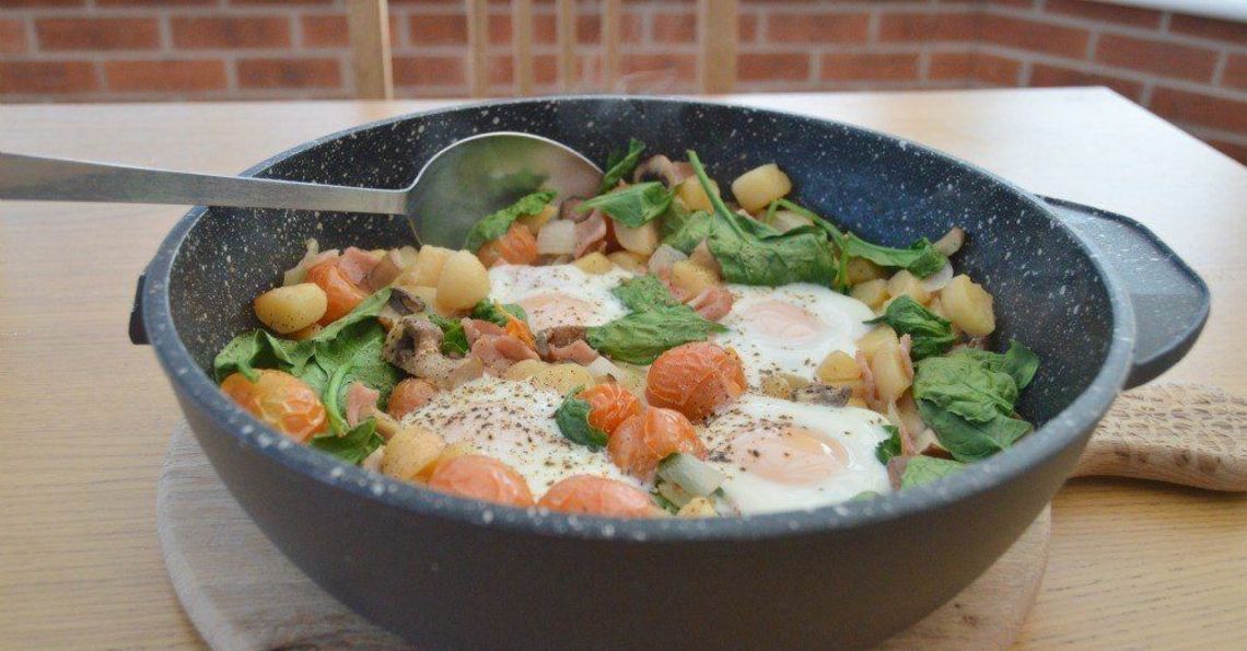 One pan healthy breakfast