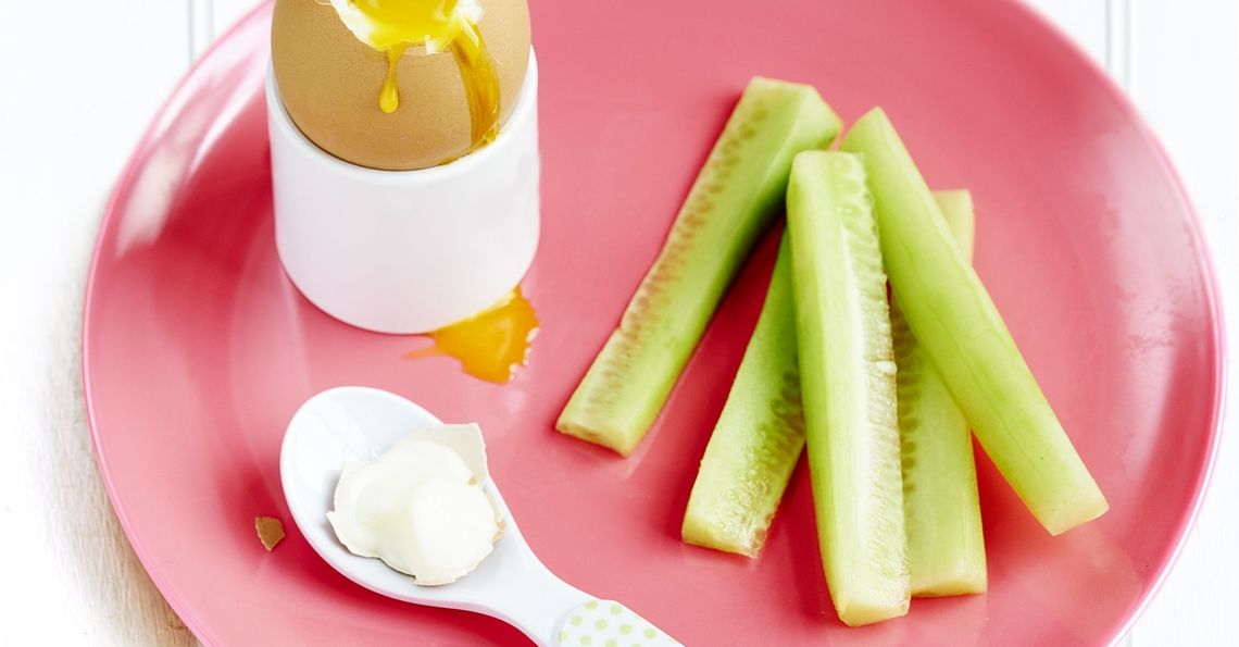 Dippy egg with cucumber sticks