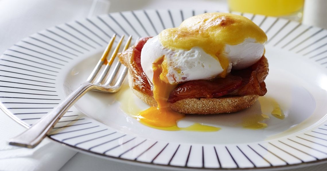 Eggs Benedict with homemade hollandaise
