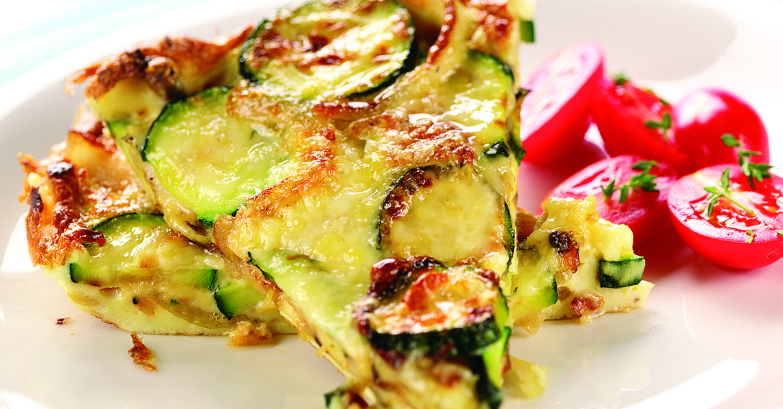 Courgette frittata