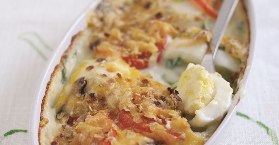 Eggs au gratin