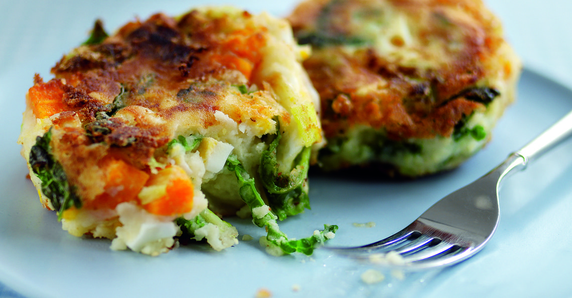 Bubble and squeak patties