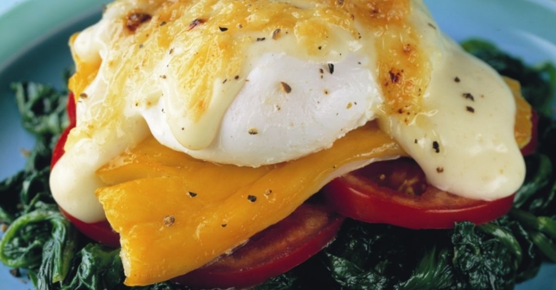 Haddock egg Florentine