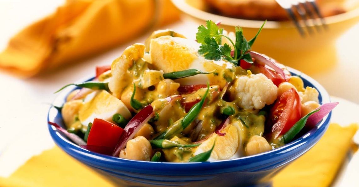Indian egg and potato salad