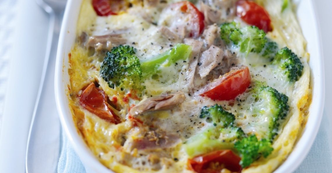 Micro recipe - tuna omelette 