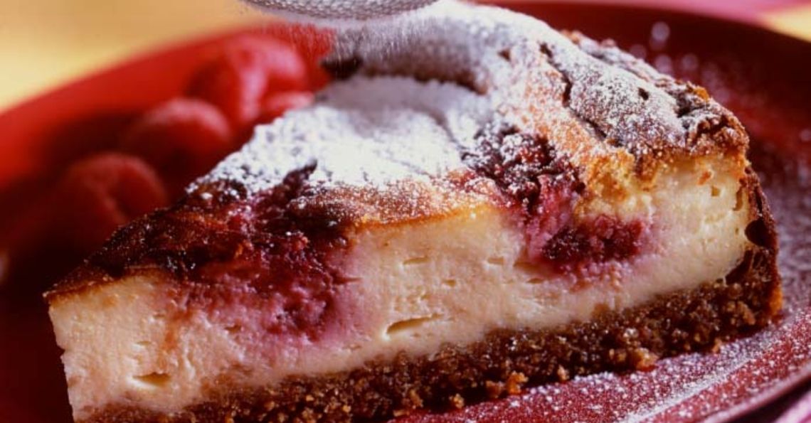 Raspberry cheesecake