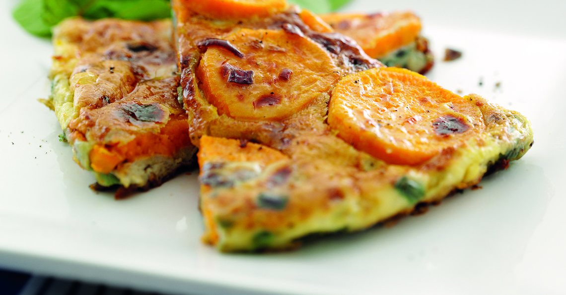 Sweet potato Spanish tortilla