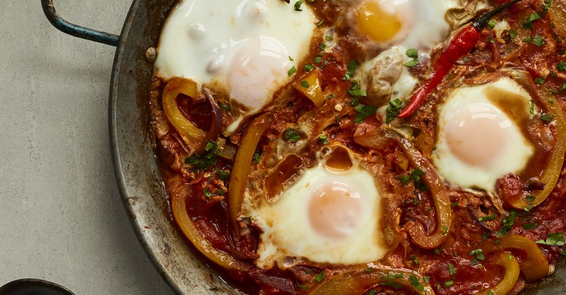 Tom Daley’s One Pot Piri Piri Baked Eggs