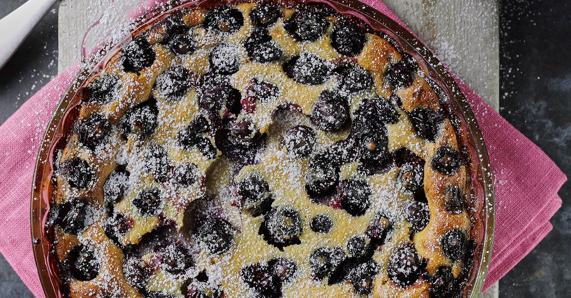 Steph Houghton’s Blueberry and Lime Clafoutis