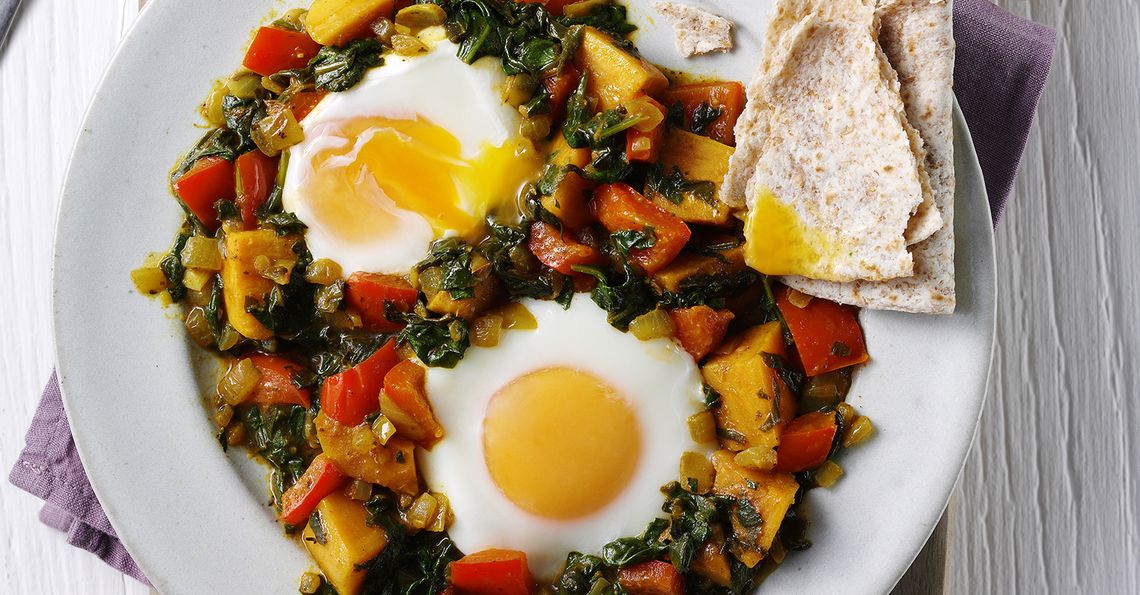 Steph Houghton’s Sweet Potato Saag Aloo