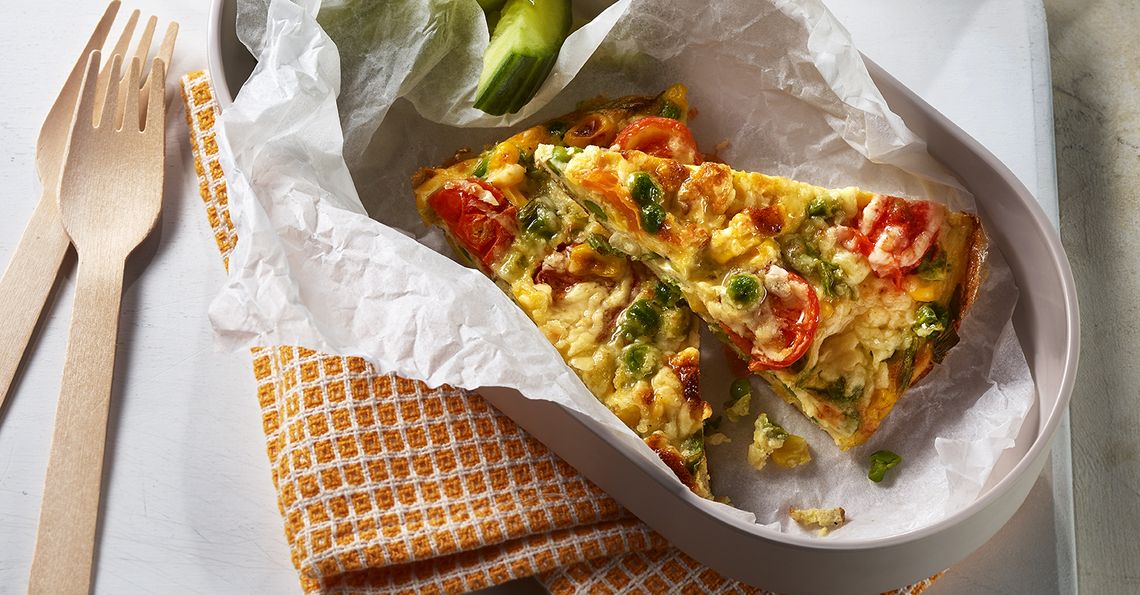 Pea and Cheddar Tortilla