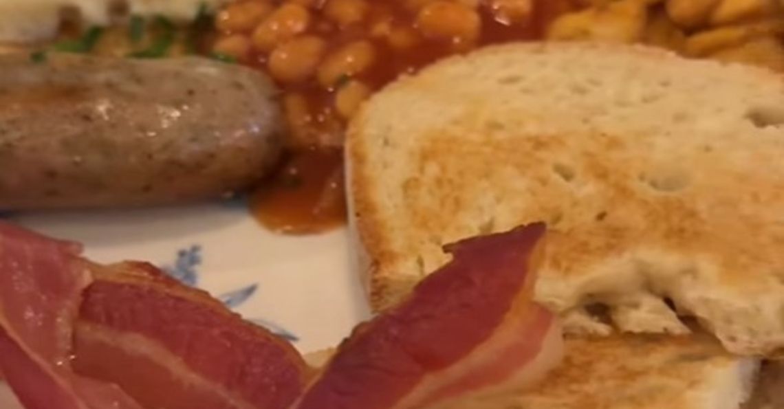 Cafe breakfast
