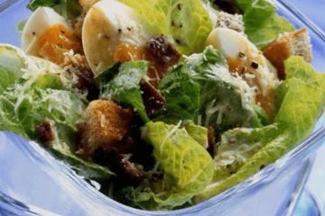 Egg caesar salad