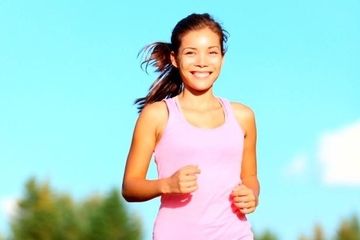 Woman jogging