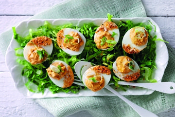 Curried eggs