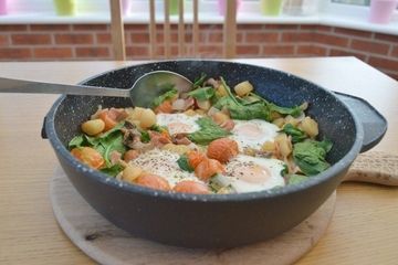 One pan healthy breakfast