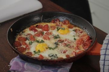 Baked eggs