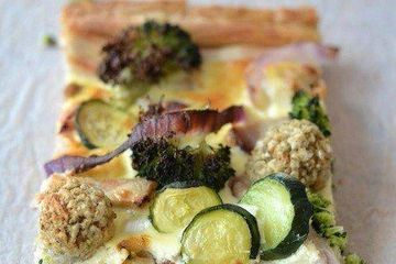 Roast dinner tart