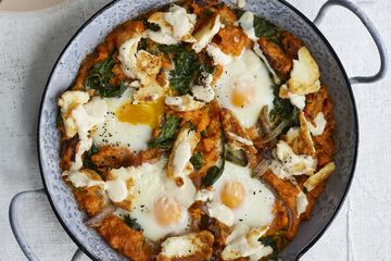 Sweet potato baked eggs