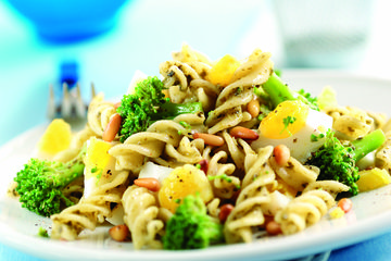 Egg and broccoli pasta