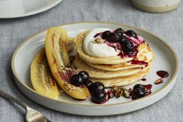 Tom Daley’s Banana and Blueberry Pancakes