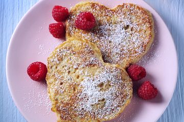 Raspberry Eggy Bread