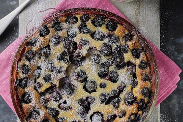 Steph Houghton’s Blueberry and Lime Clafoutis