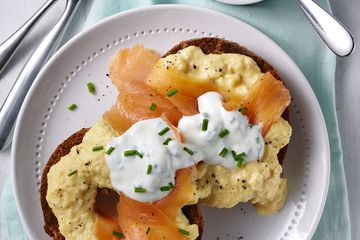 Steph Houghton’s Creamy Scrambled Eggs with Smoked Salmon