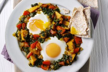 Steph Houghton’s Sweet Potato Saag Aloo