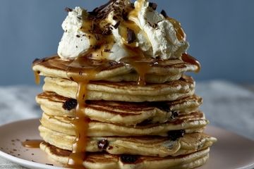 Chocolate chip pancakes