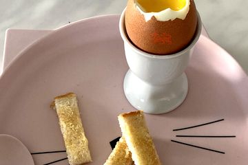 Baby’s first dippy egg and soldiers