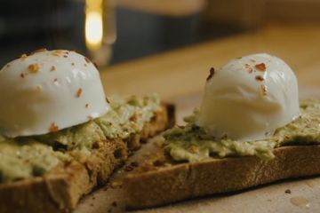 Poached eggs