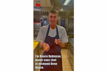 Reece Robinson, junior sous chef