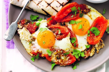 Moroccan spiced eggs