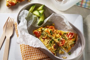 Pea and Cheddar Tortilla