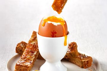 British Lion eggs dippy egg and wholegrain soldiers